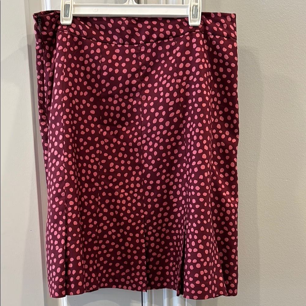 Stylish Polka Dot Skirt- light and dark pink